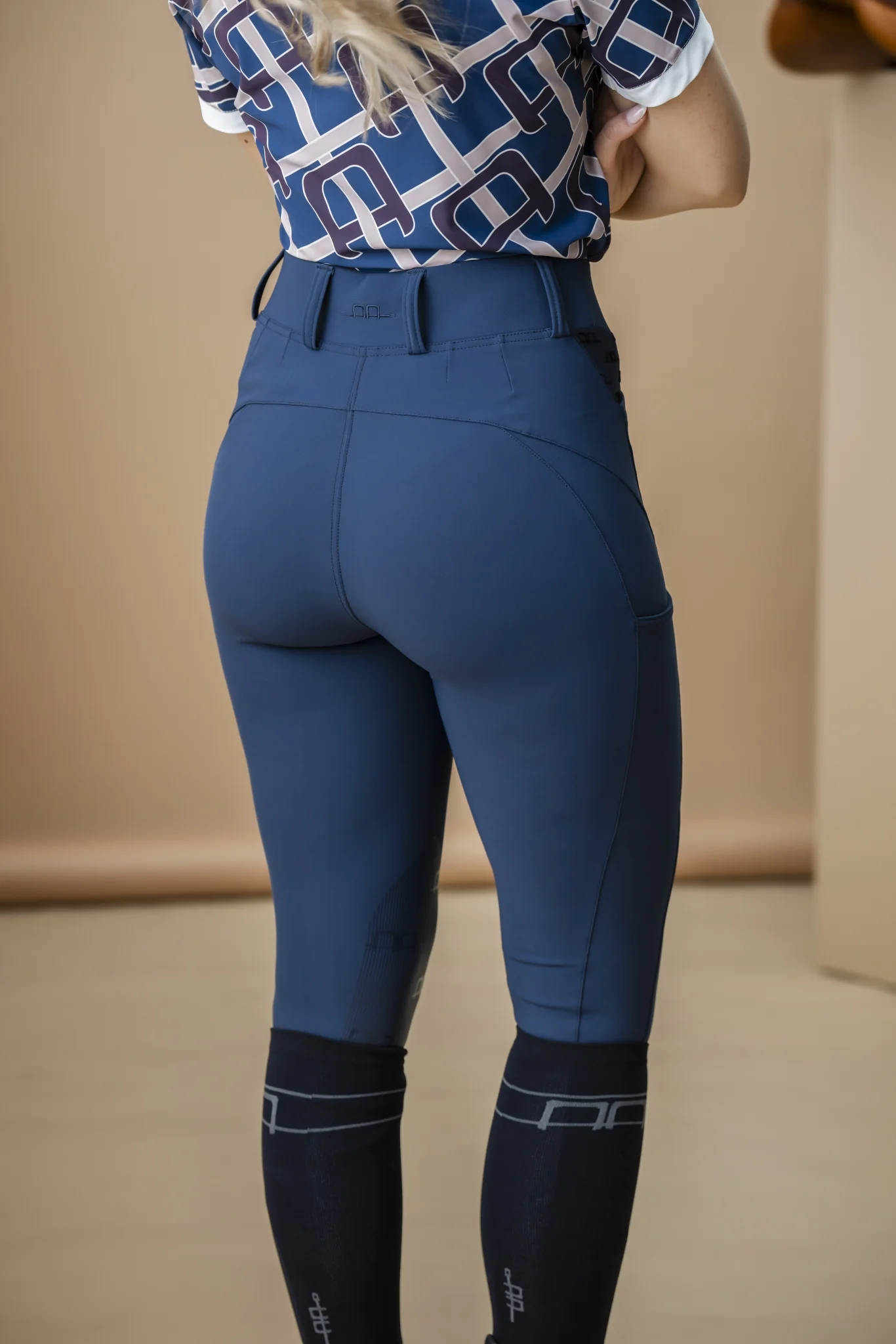 Alessandro Albanese Ladies Fina Knee Grip Hybrid Breeches - Image 6