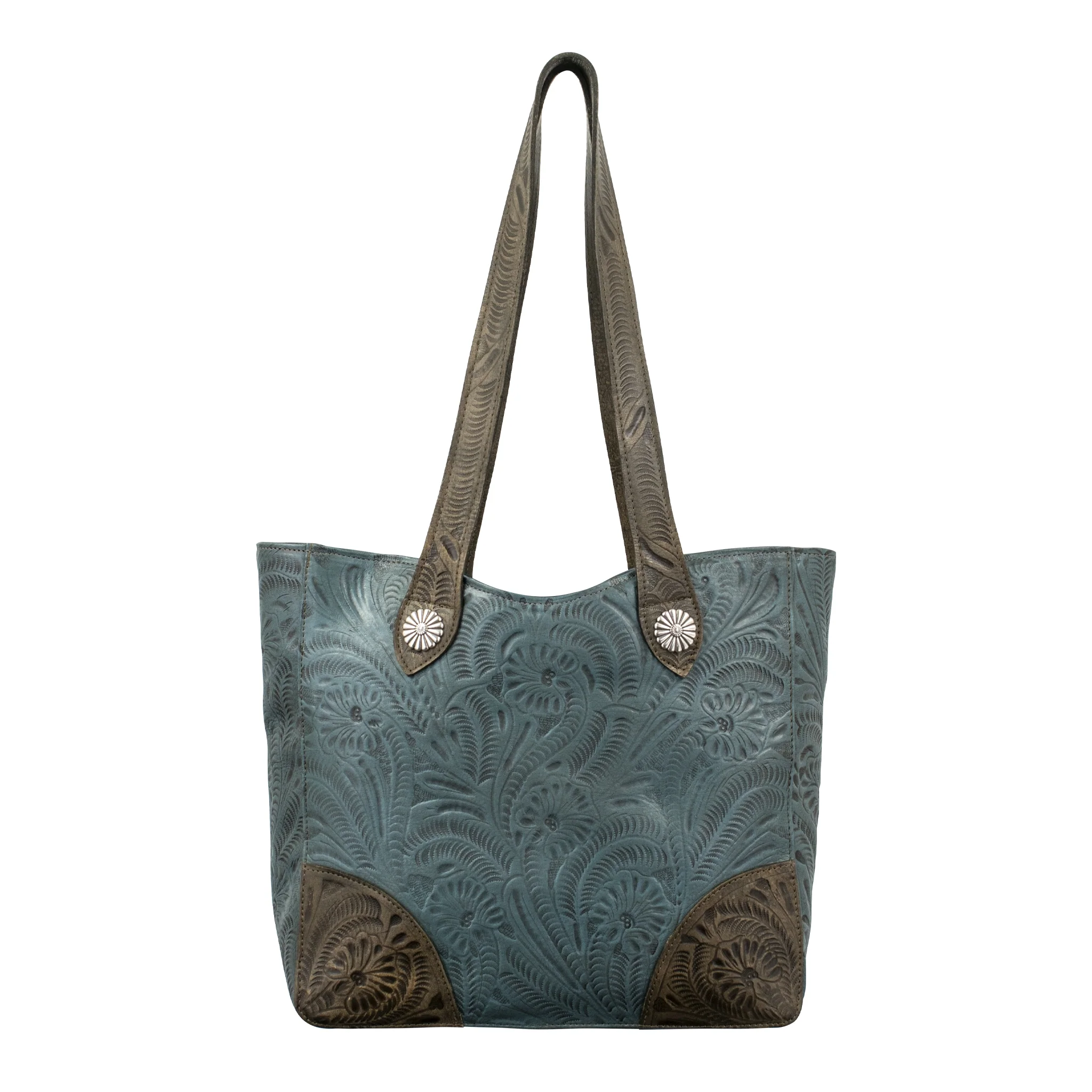 American West Annie's Secret Collection Large Zip Top Tote With Secret Compartment - Image 2