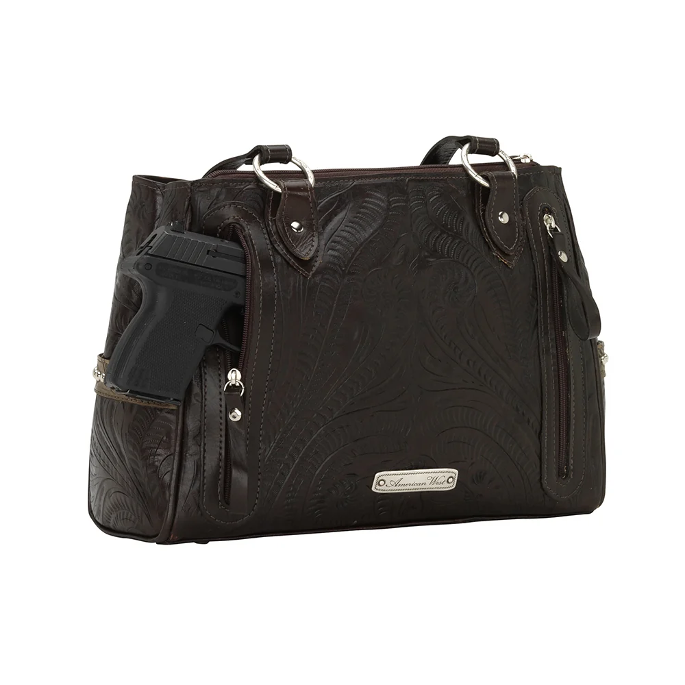 American West Annie's Secret Collection Multi-Compartment Tote with Conceal Carry Pocket on Back - Image 5