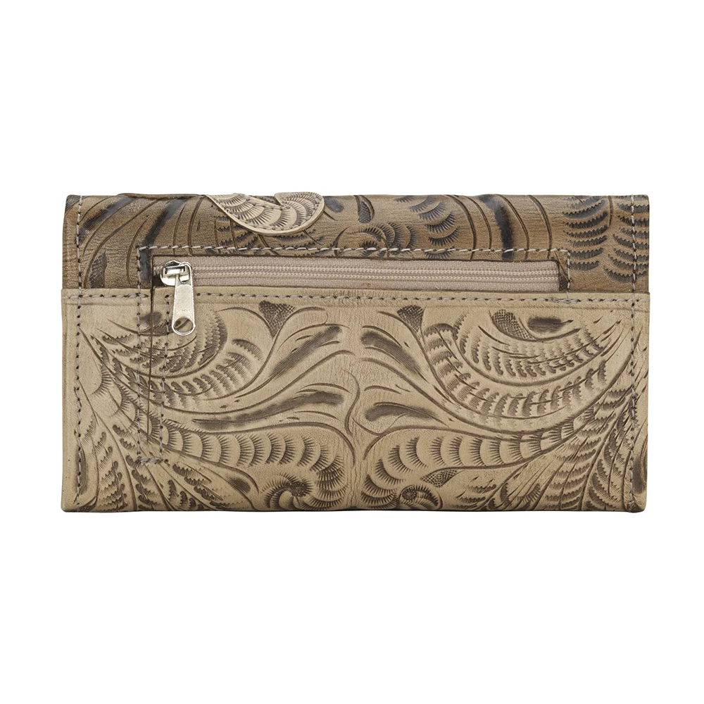 American West Annie's Secret Ladies Tri-Fold Wallet - Image 7