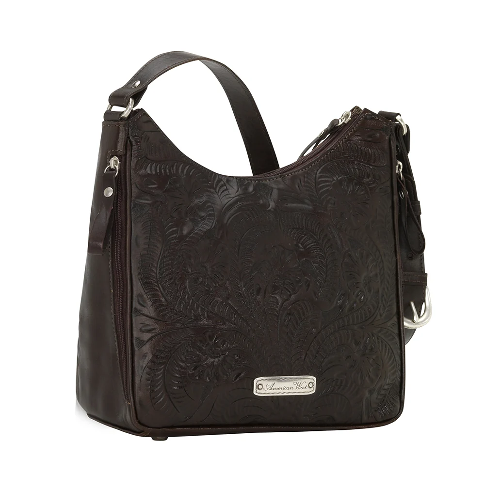 American West Annie's Secret Zip-Top Shoulder Bag with Conceal Carry Pocket - Image 4