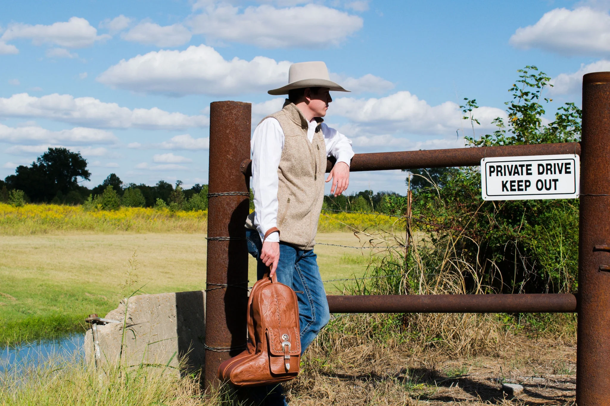 American West Classic Travel Boot Bag - Image 11