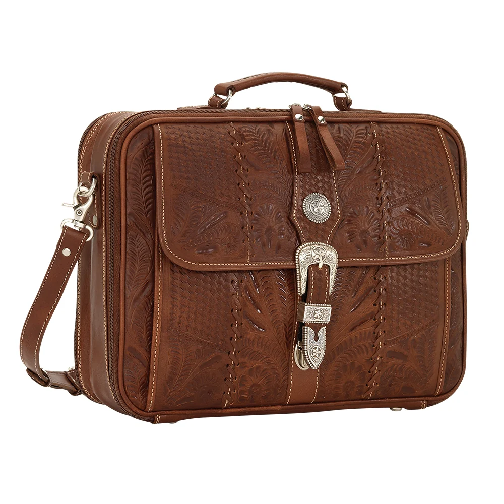 American West Classic Travel Laptop Briefcase - Image 10