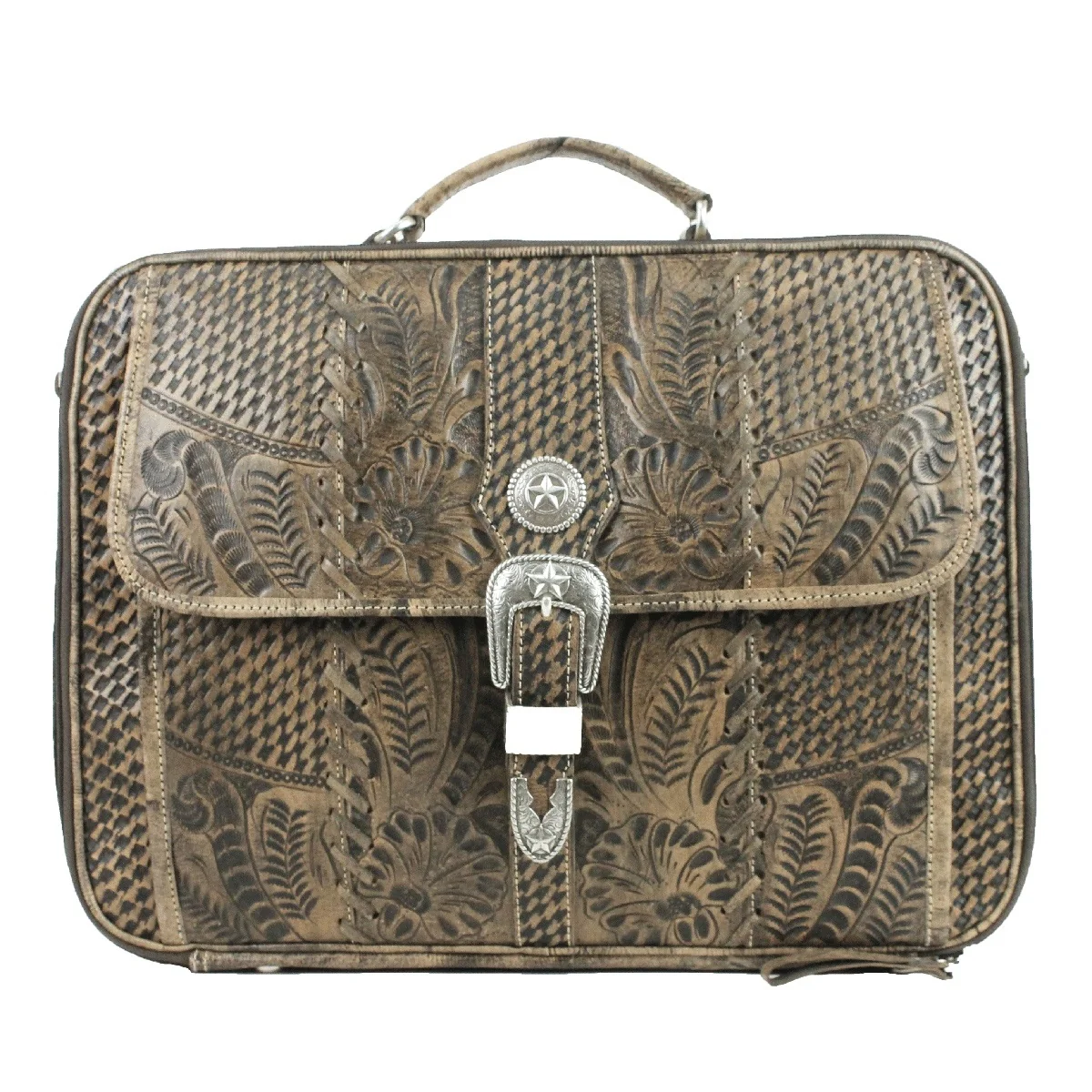 American West Classic Travel Laptop Briefcase - Image 3