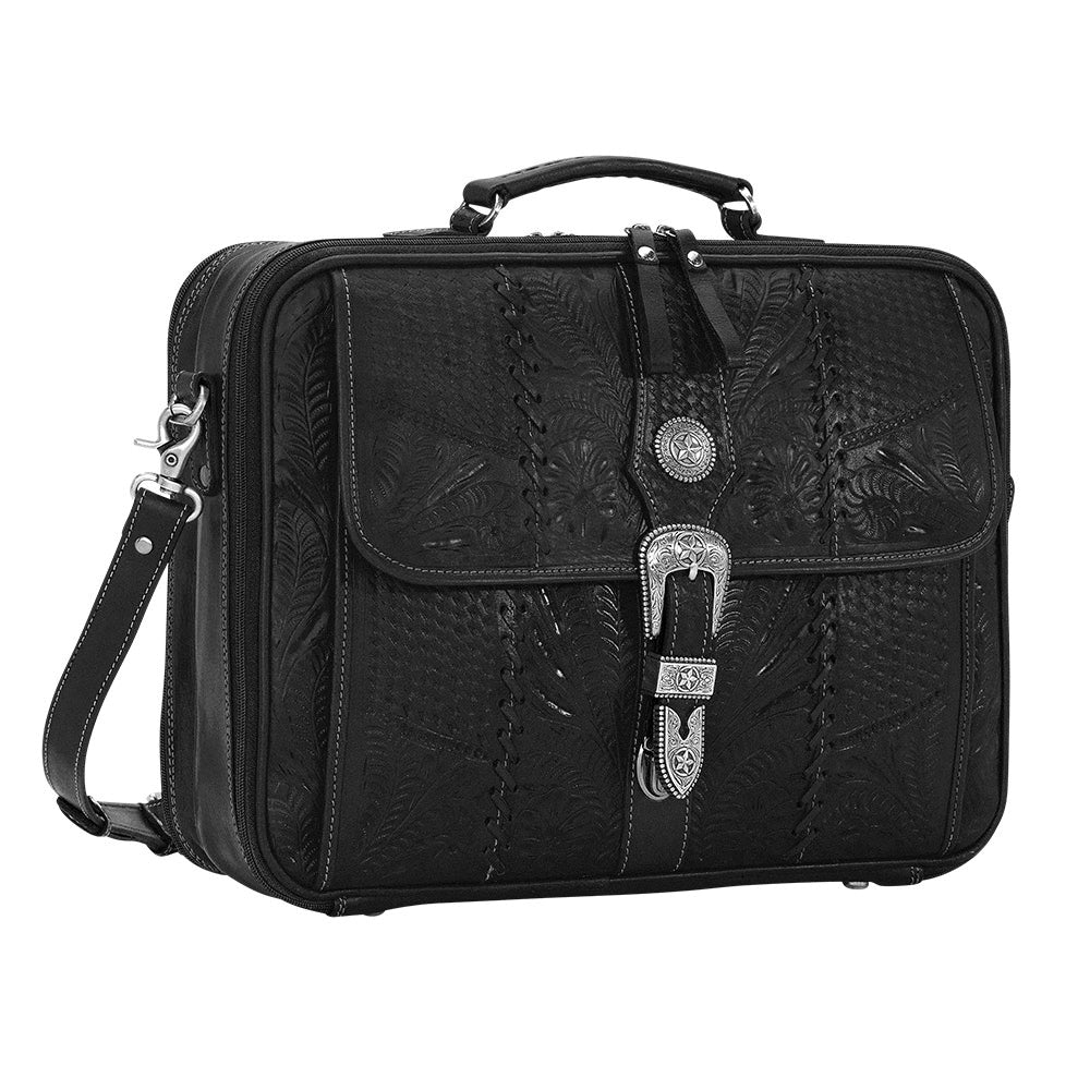 American West Classic Travel Laptop Briefcase - Image 4