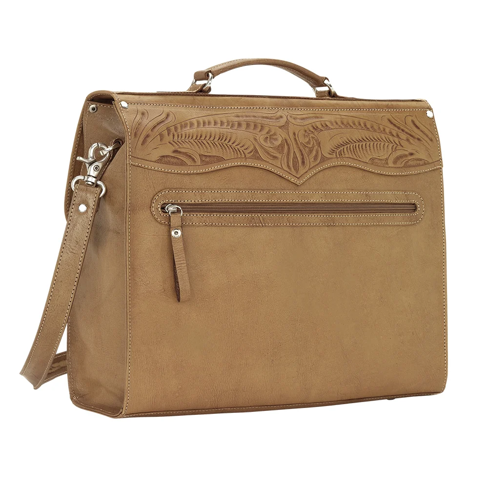 American West Classic Travel Multi-Compartment Briefcase - Image 3