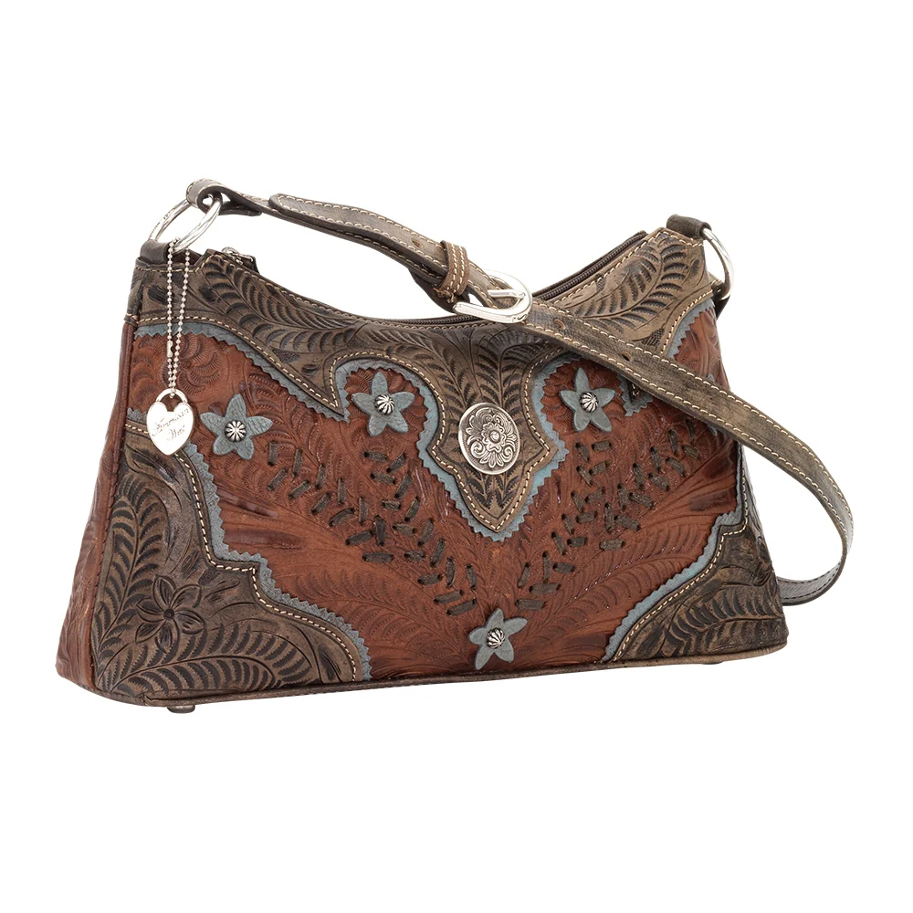 American West Desert Wildflower Zip Top Shoulder Bag - Image 10