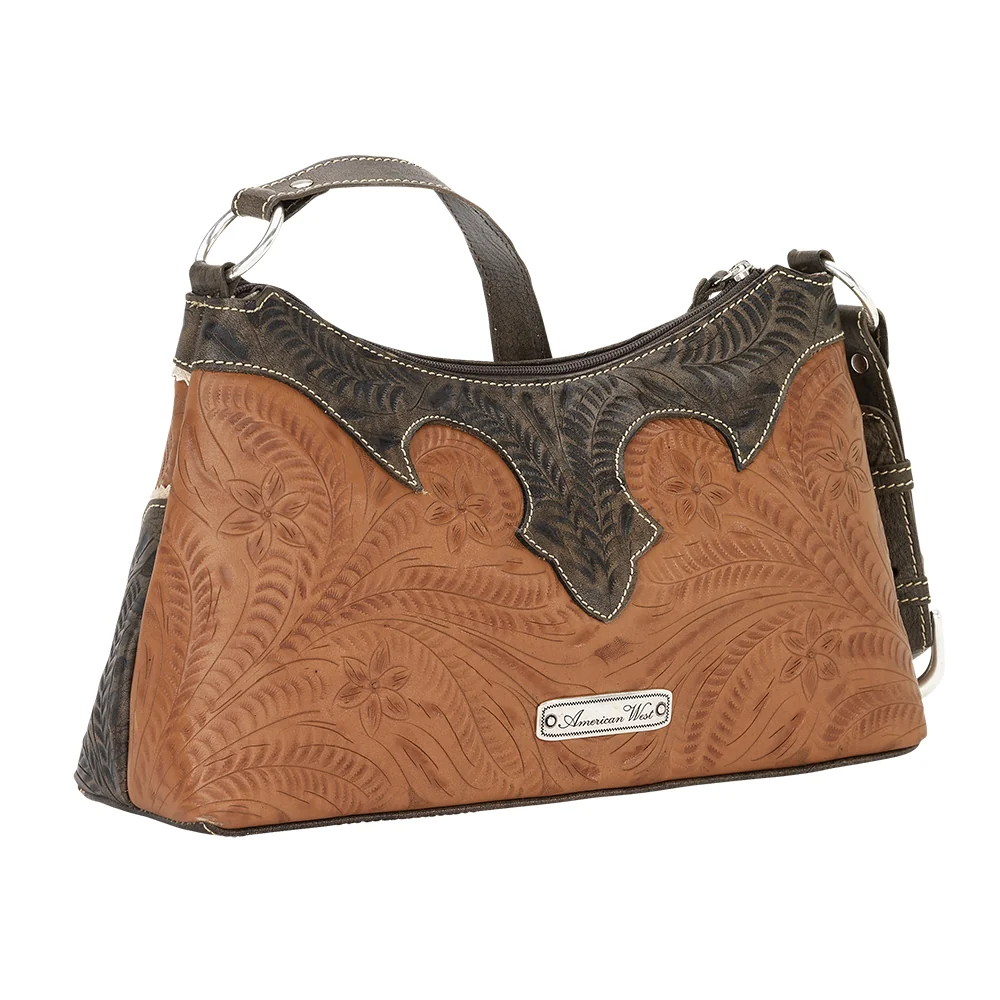 American West Desert Wildflower Zip Top Shoulder Bag - Image 3