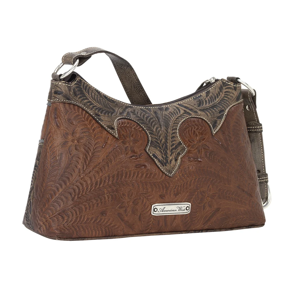 American West Desert Wildflower Zip Top Shoulder Bag - Image 9