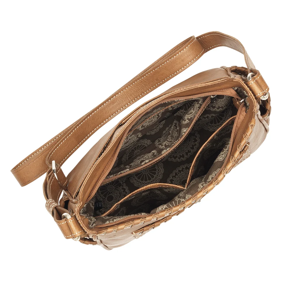 American West Gypsy Patch Zip-Top All Access Crossbody Bag - Image 3