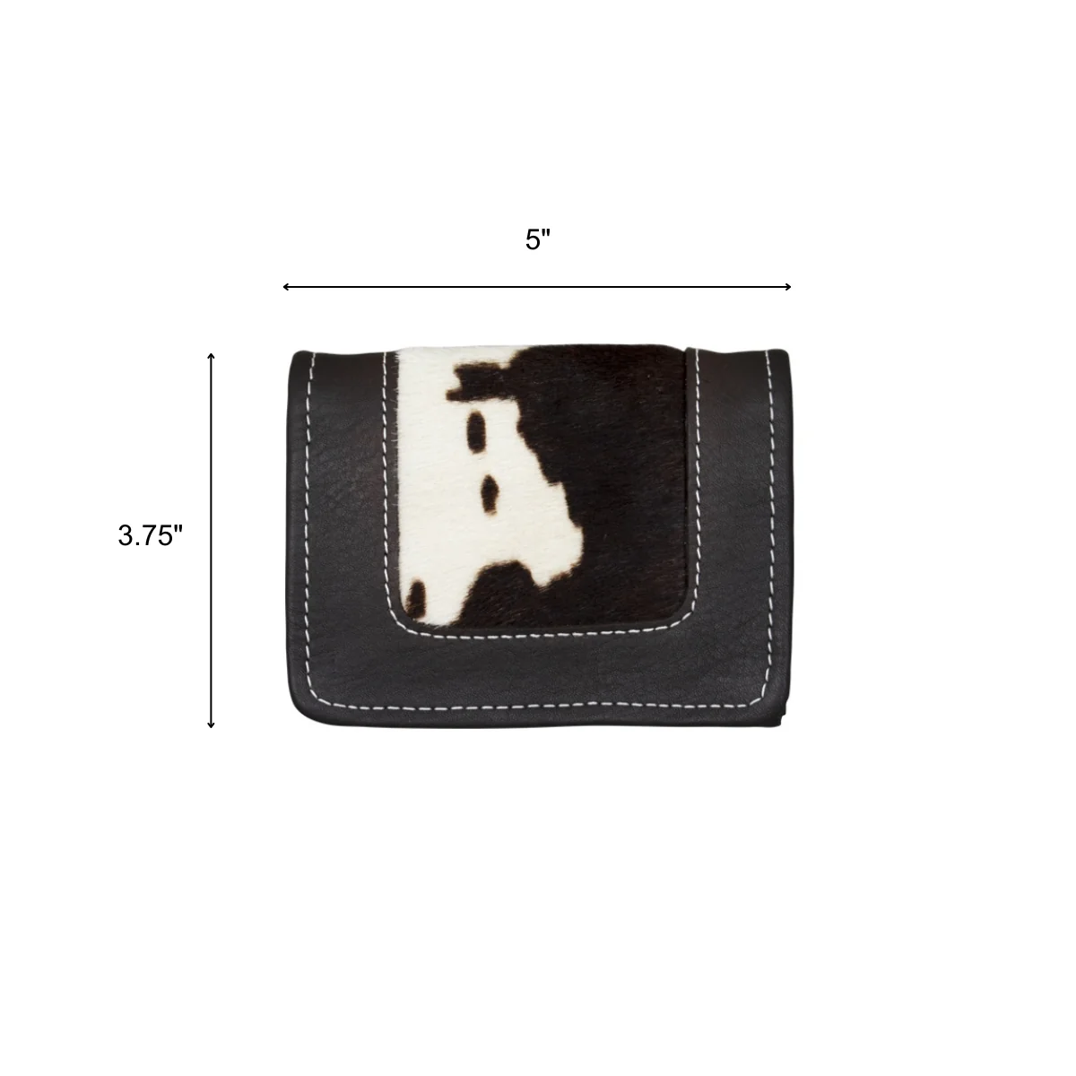 American West Hair-On Small Ladies Tri-Fold Wallet - Image 10