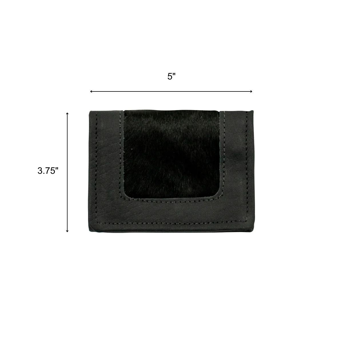 American West Hair-On Small Ladies Tri-Fold Wallet - Image 6