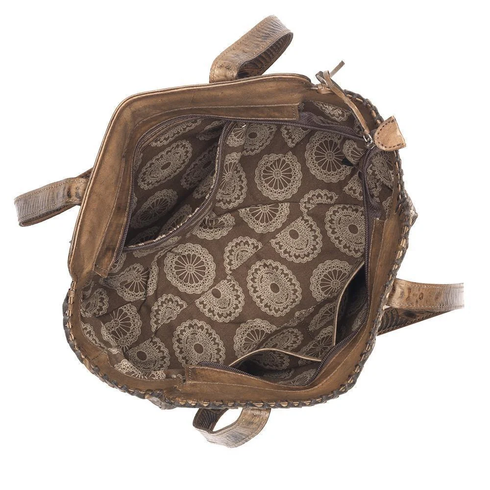 American West Harvest Moon Collection Zip Top Conceal Carry Tote - Image 4
