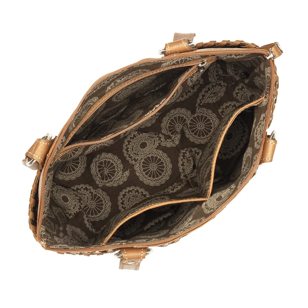 American West Harvest Moon Zip Top Bucket Tote - Image 4