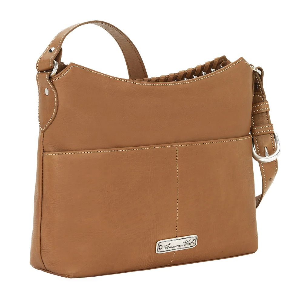 American West Harvest Moon Zip Top Shoulder Bag - Image 2