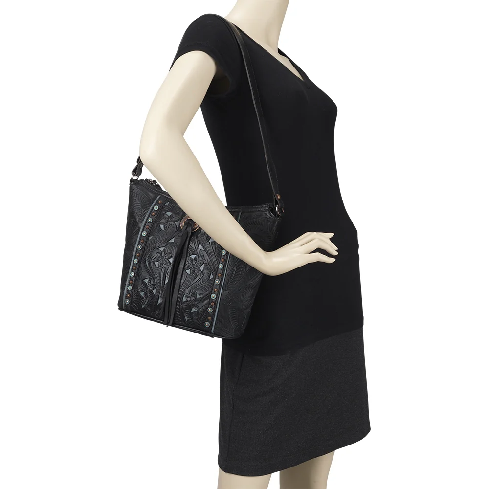 American West Hill Country Zip Top Bucket Tote - Image 11