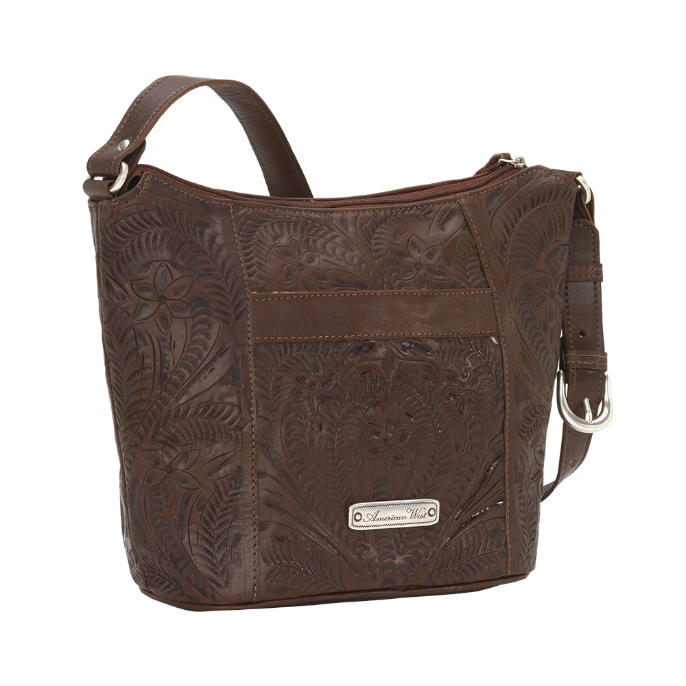American West Hill Country Zip Top Bucket Tote - Image 18