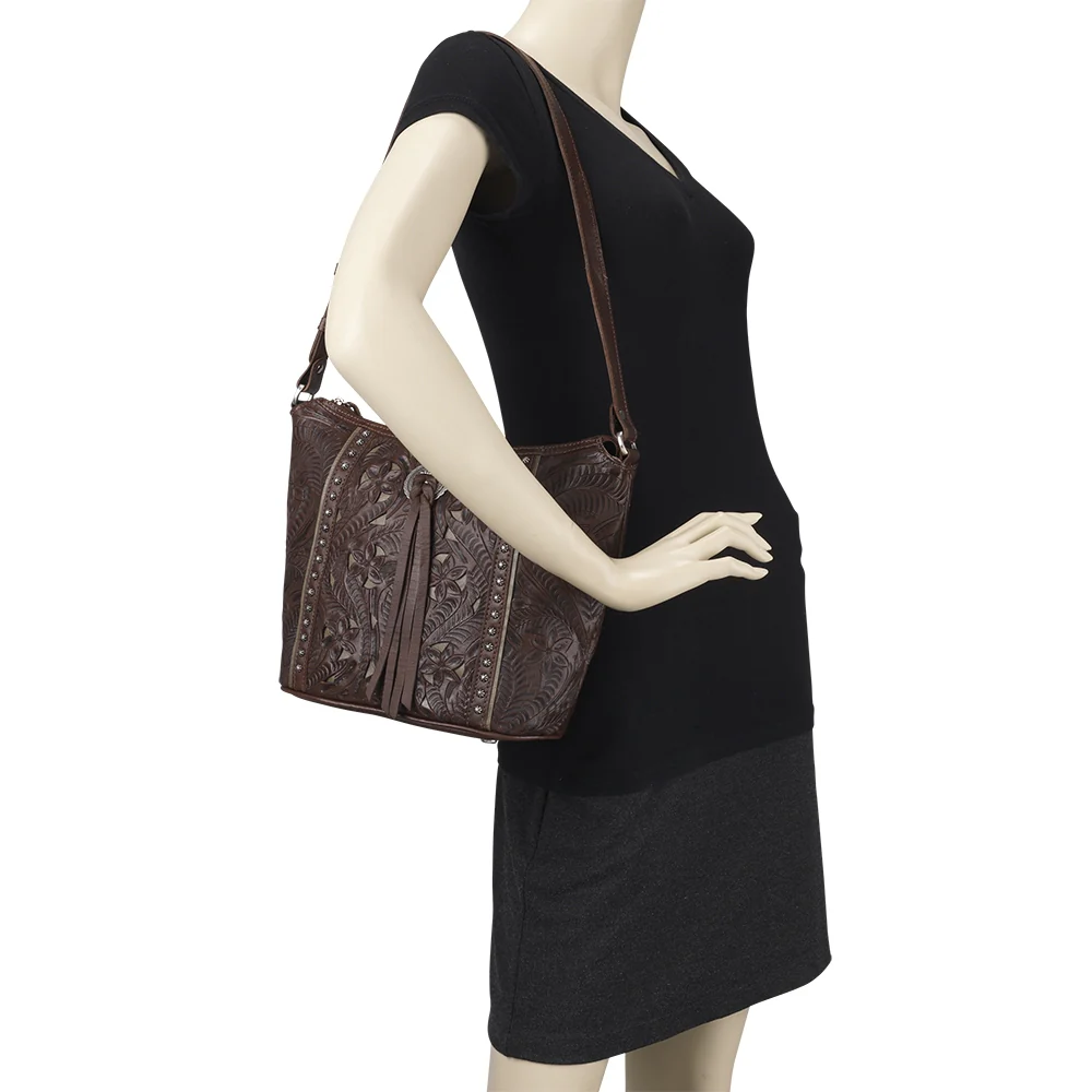 American West Hill Country Zip Top Bucket Tote - Image 20