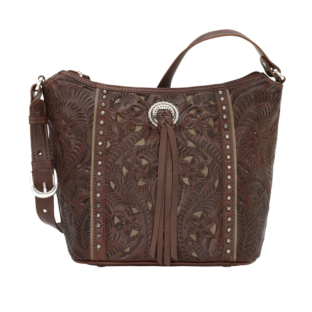 American West Hill Country Zip Top Bucket Tote - Image 3