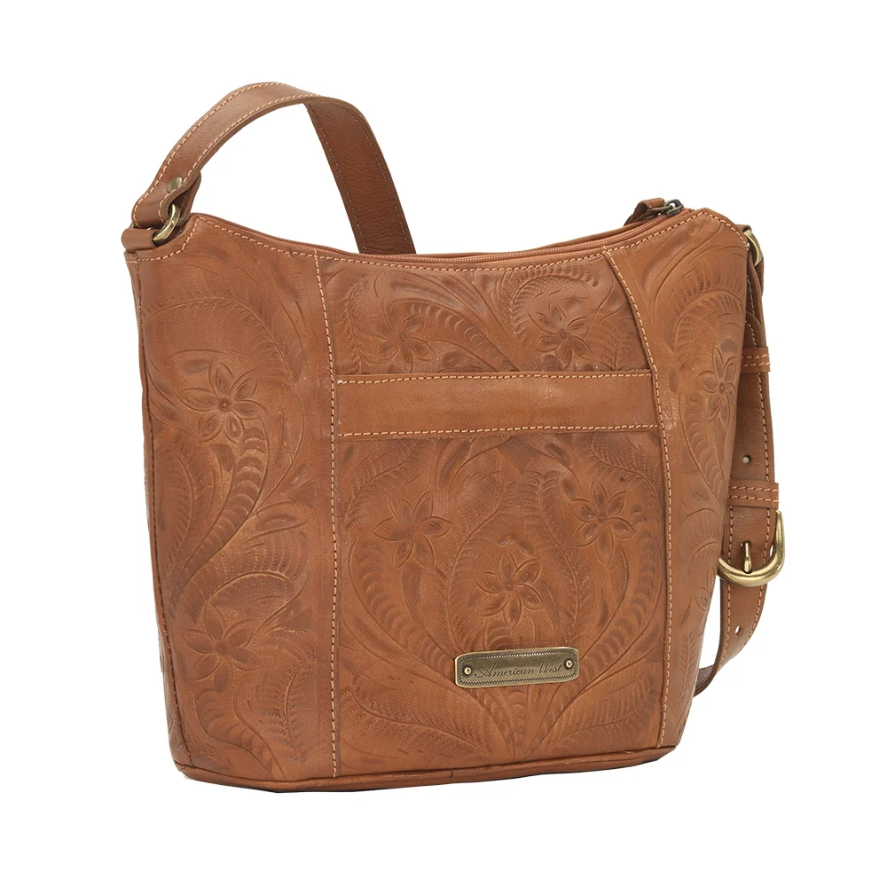 American West Hill Country Zip Top Bucket Tote - Image 5
