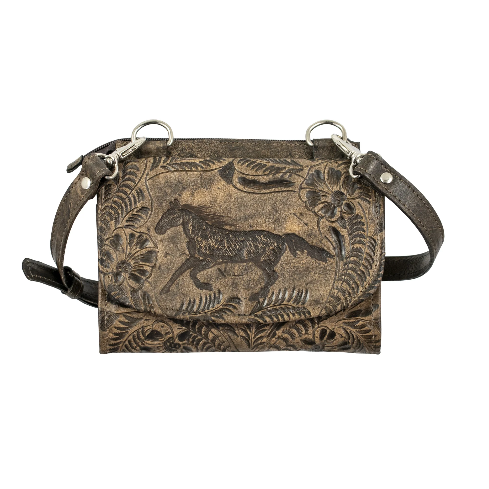 American West Hitchin' Post Small Crossbody Bag/Wallet - Image 2
