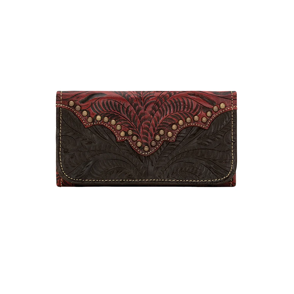 American West Ladies Annie's Secret Tri-Fold Wallet