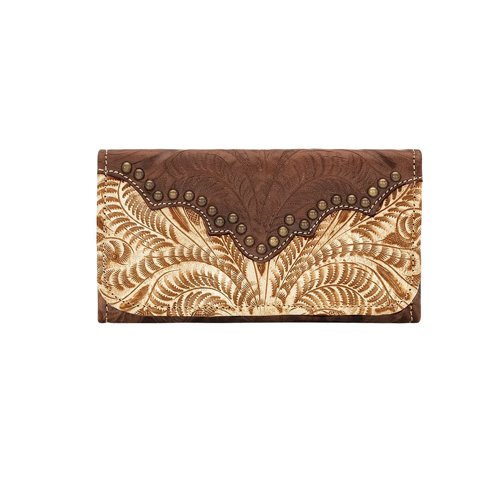 American West Ladies Annie's Secret Tri-Fold Wallet - Image 3
