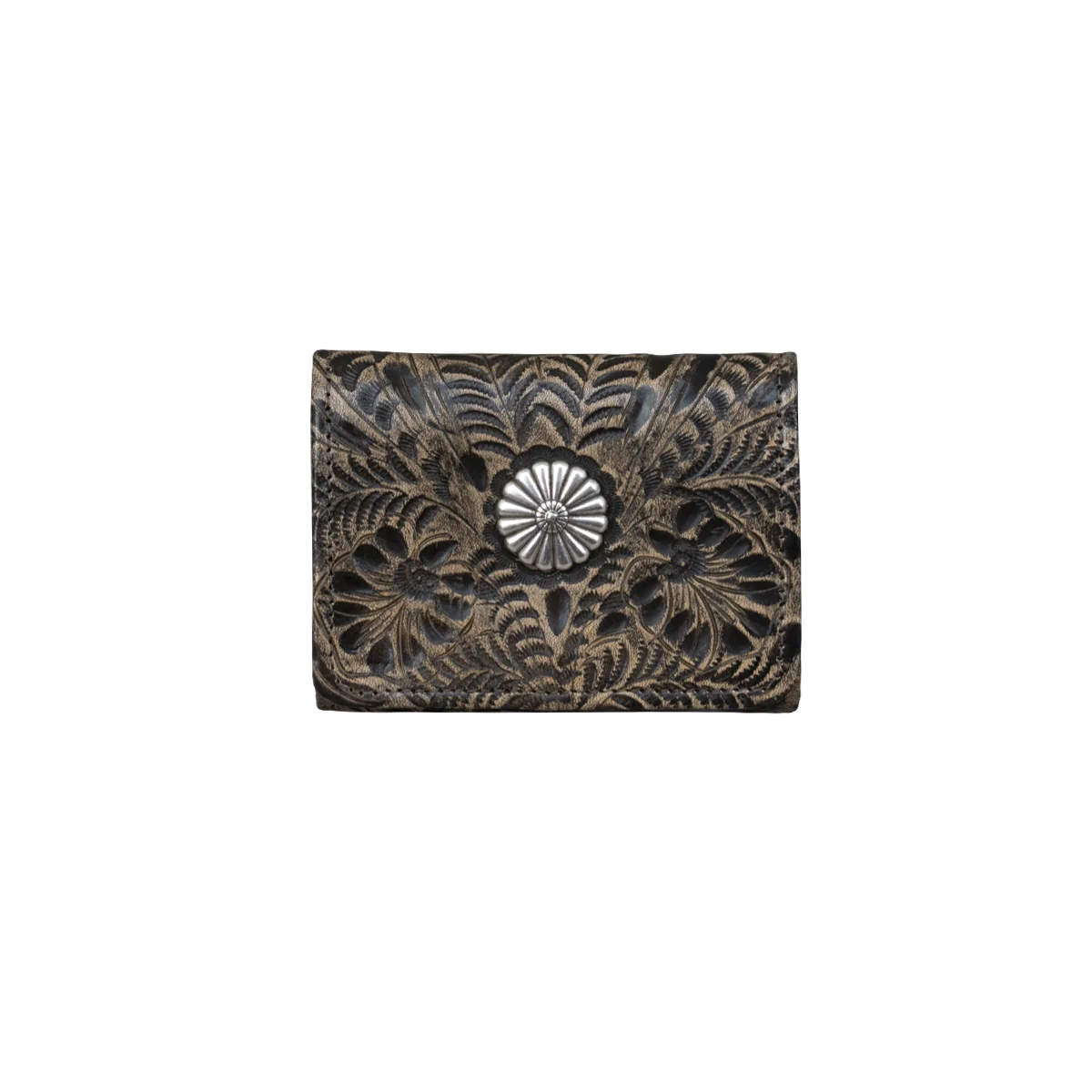 American West Ladies Small Tri-Fold Wallet - Image 4