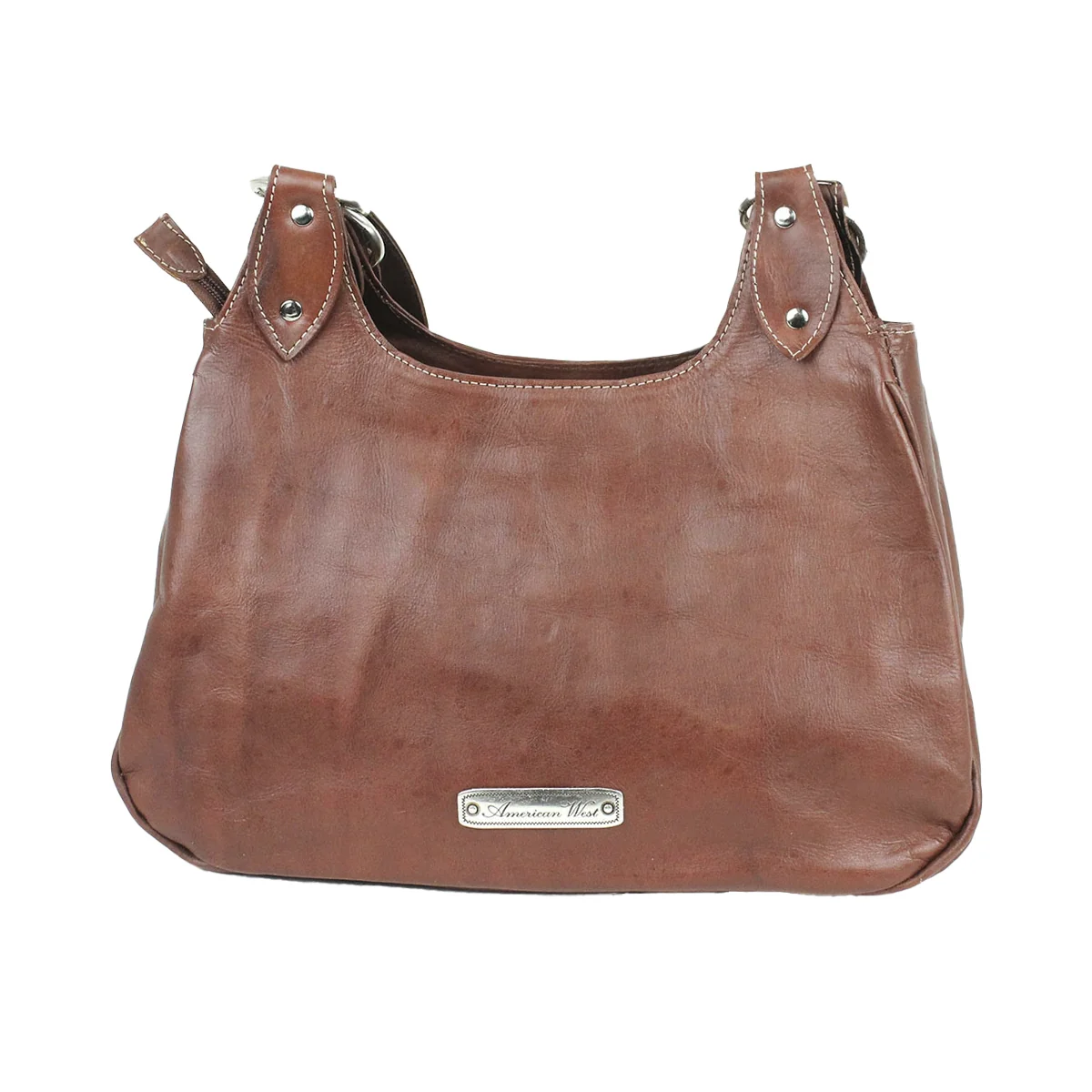 American West Lady Lace 3 Compartment Zip Top Scoop Tote - Image 4