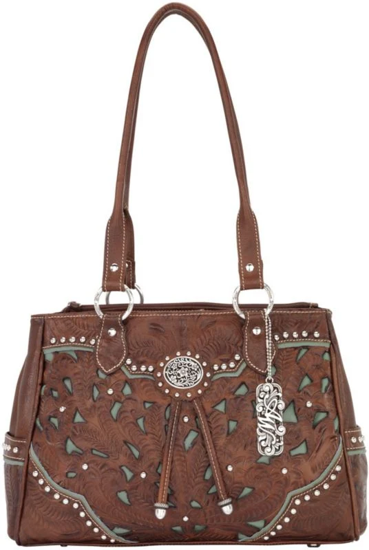American West Lady Lace Organizer Tote Handbag - Image 2