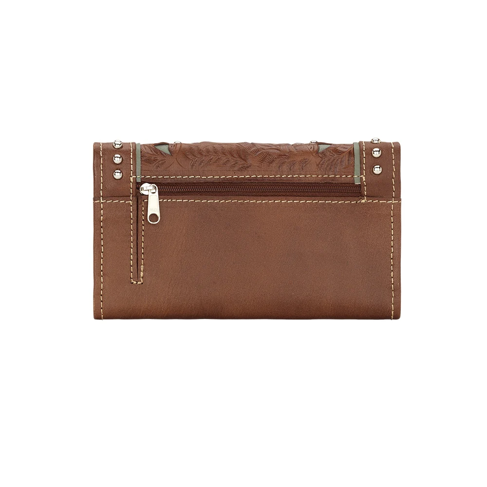 American West Lady Lace Tri-Fold Wallet - Image 3