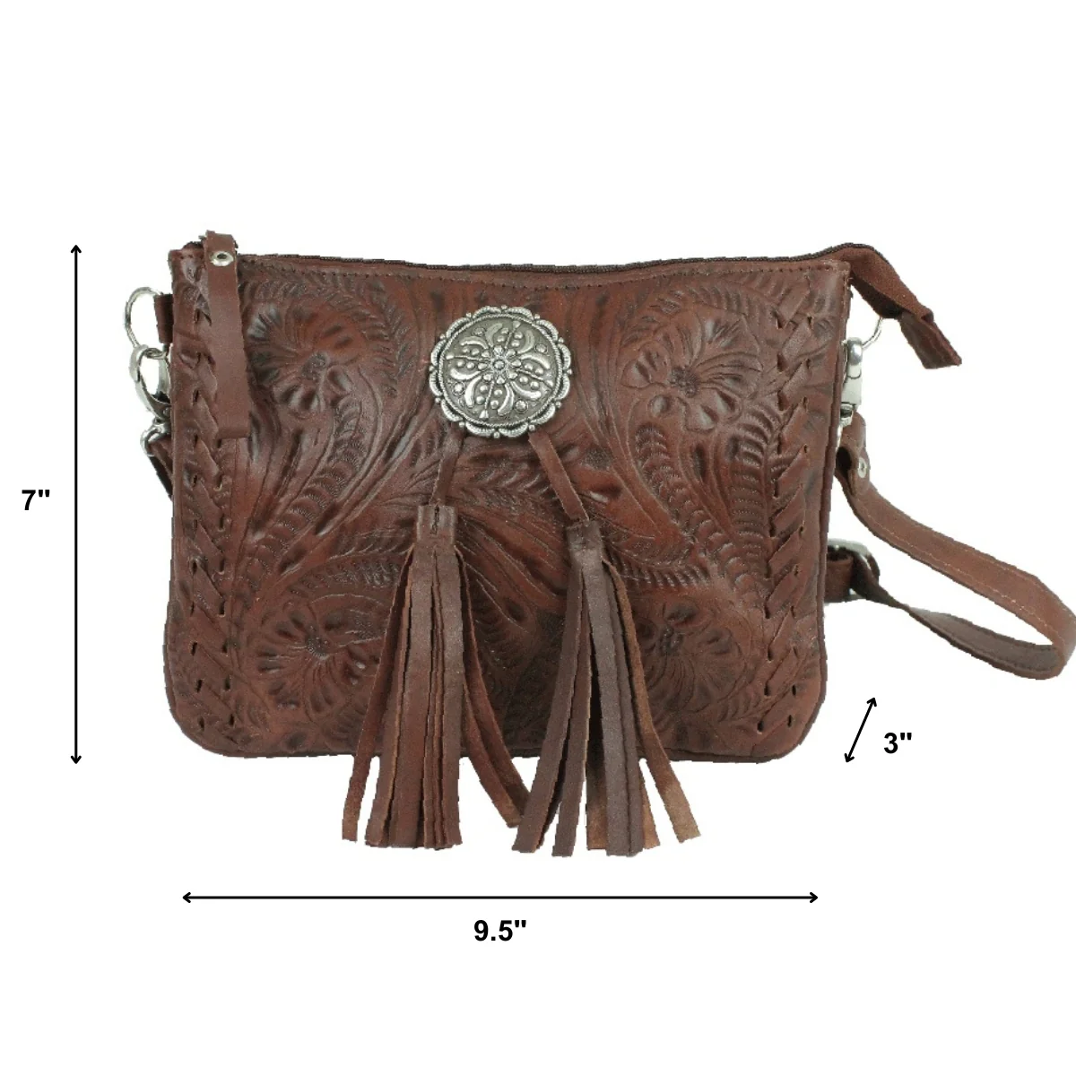 American West Lariats and Lace Multi-Compartment Crossbody - Image 13