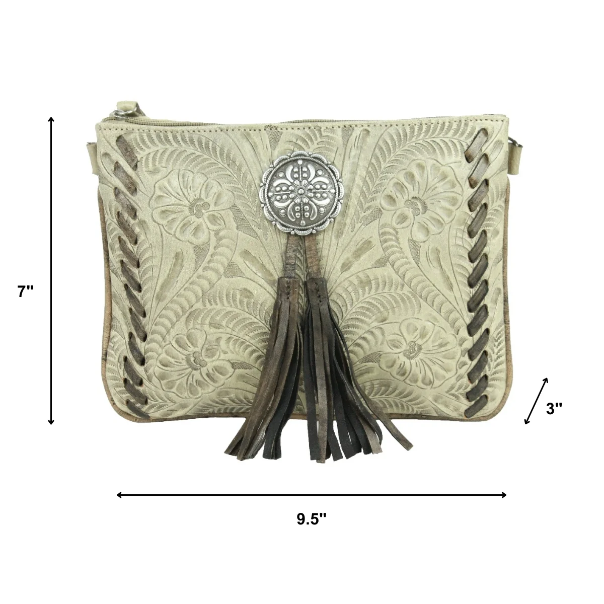 American West Lariats and Lace Multi-Compartment Crossbody - Image 9