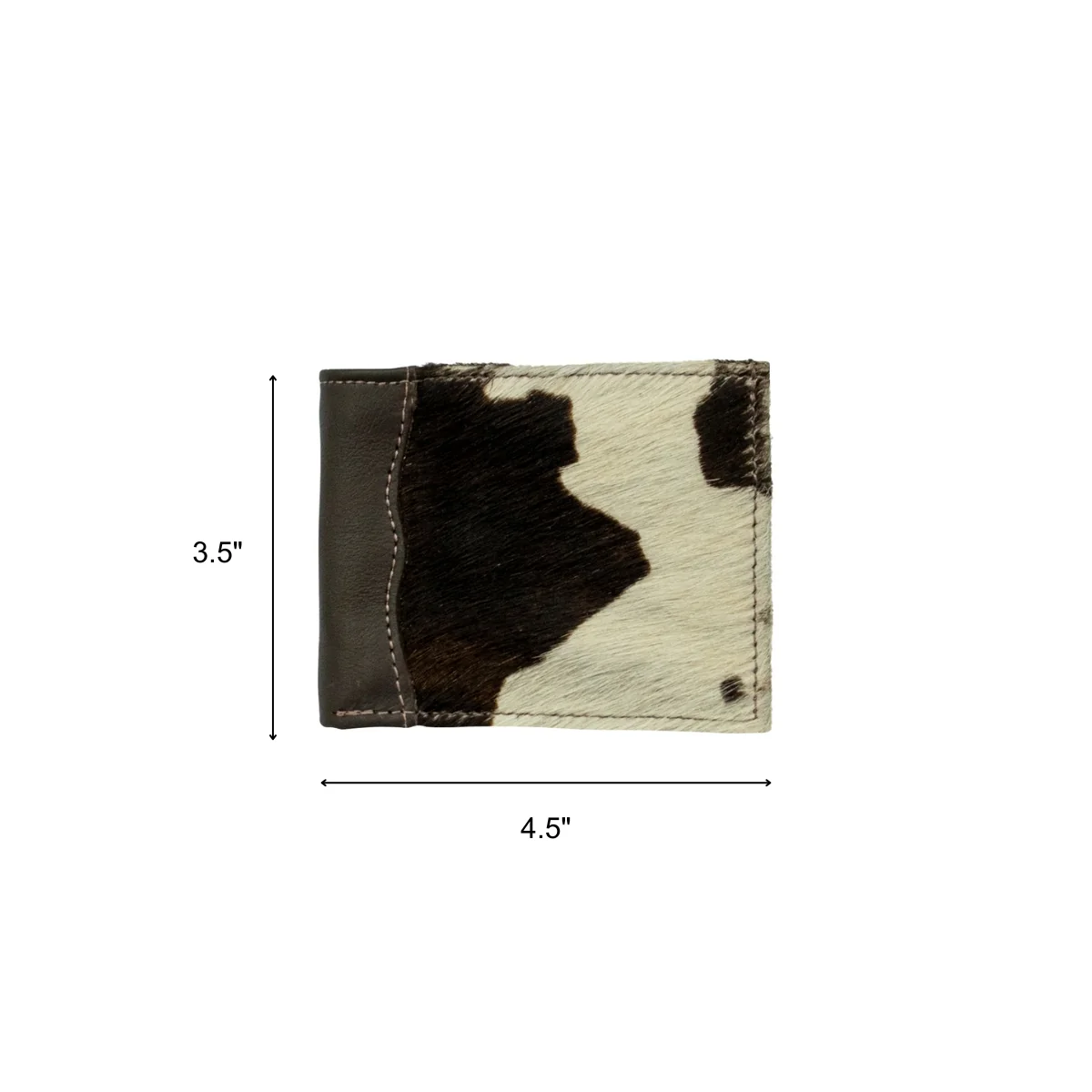 American West Mens Bi-Fold Wallet with Hair-On Hide - Image 4
