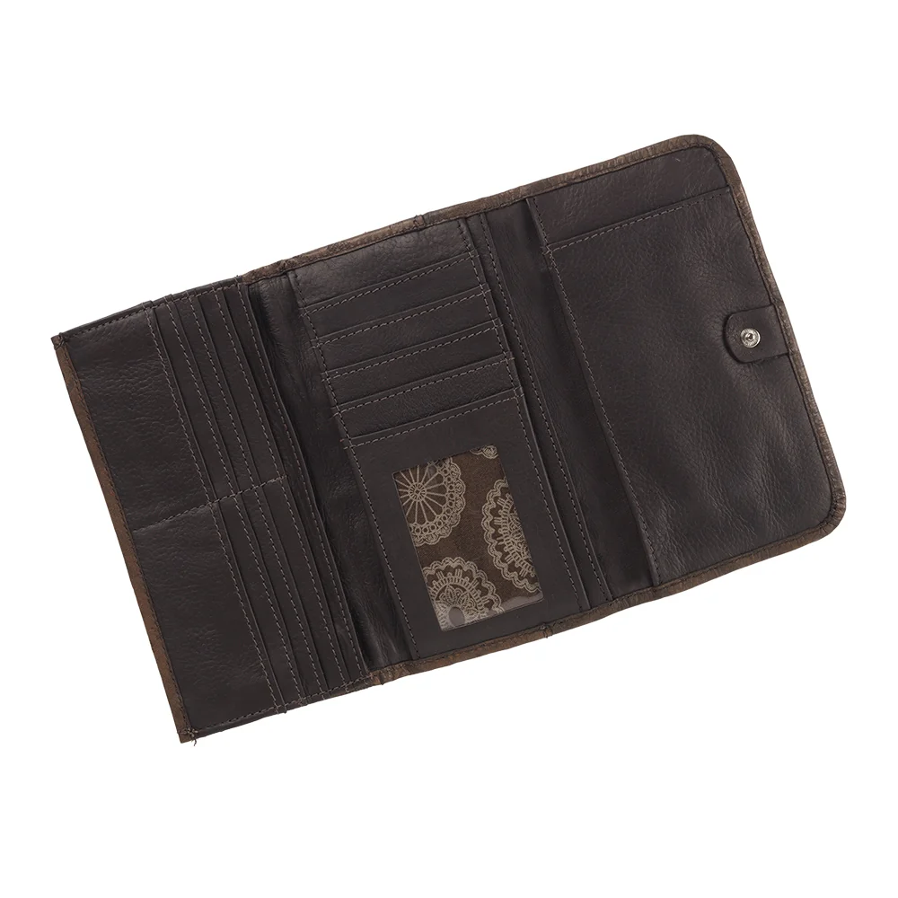 American West Midnight Copper Tri-Fold Wallet - Image 3