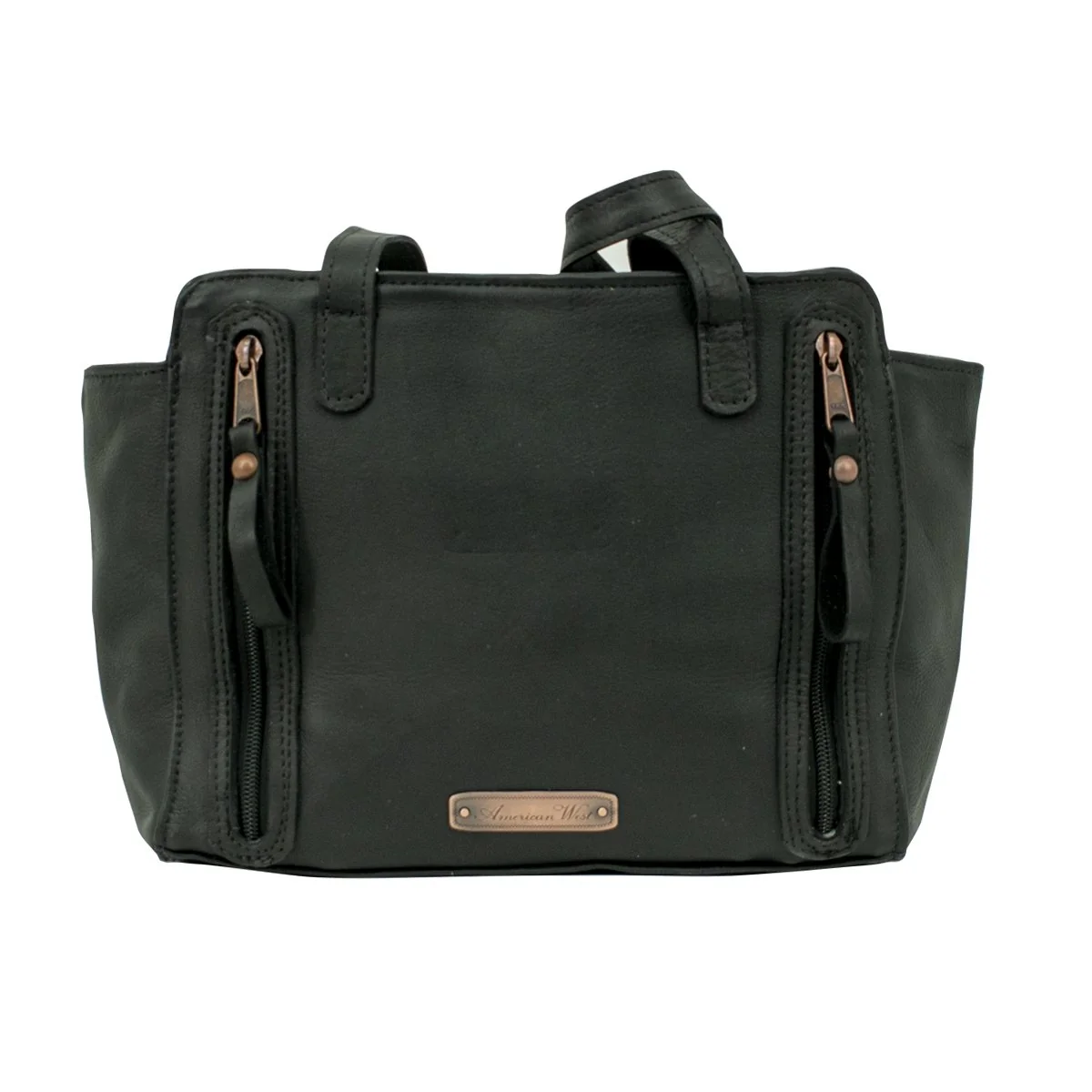 American West Midnight Copper Ultra Soft Conceal Carry Zip Top Tote - Image 2