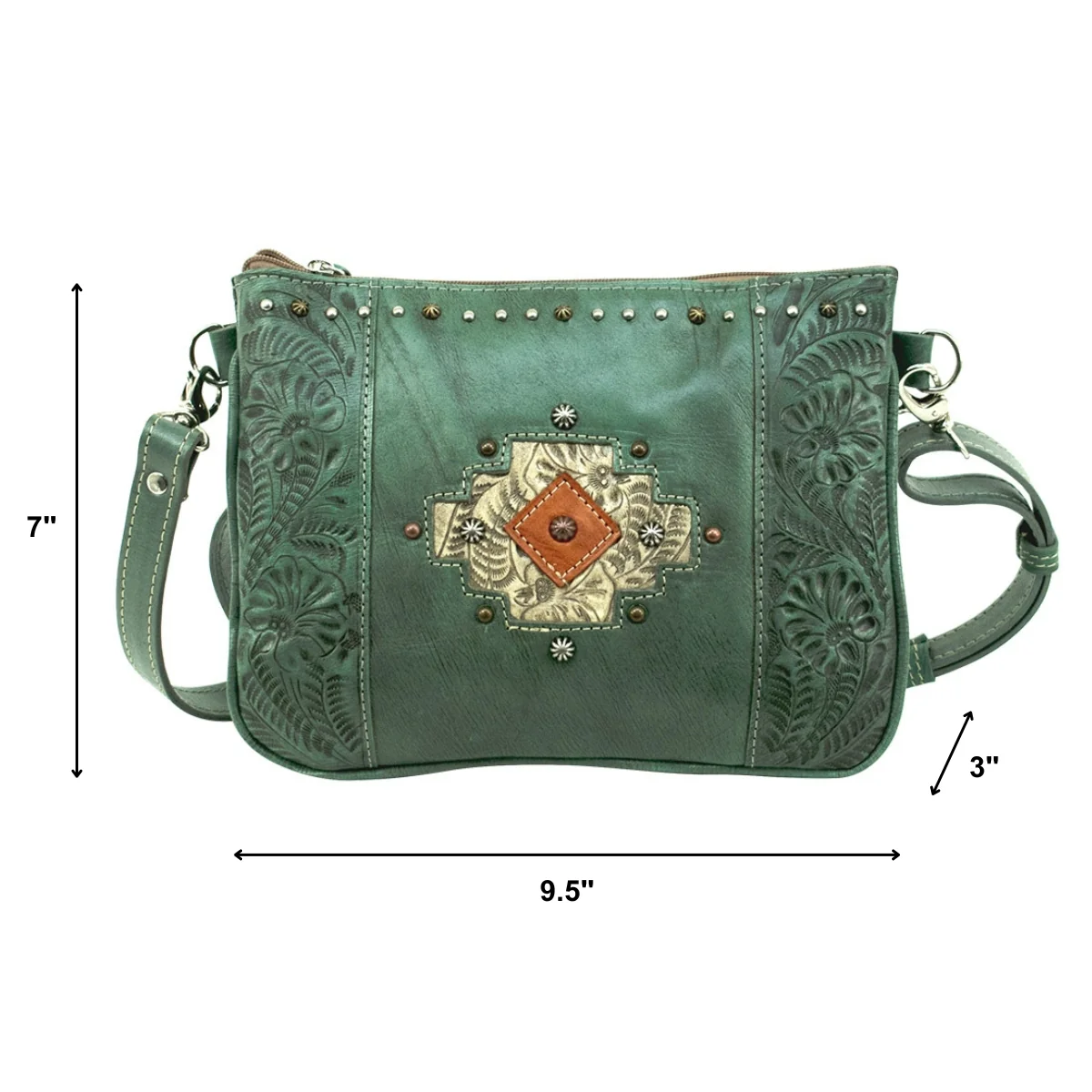 American West Navajo Soul Multi-Compartment Crossbody - Image 5