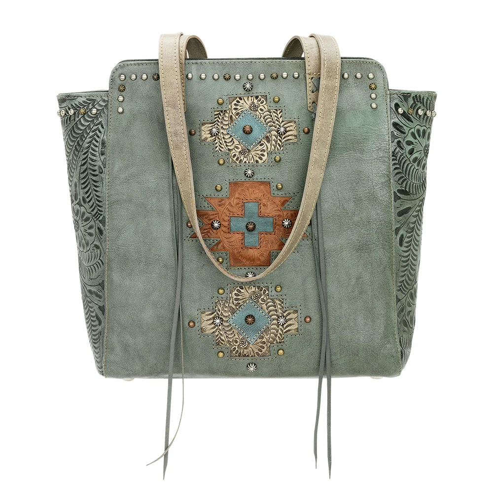 American West Navajo Soul Zip Top Tote - Image 3