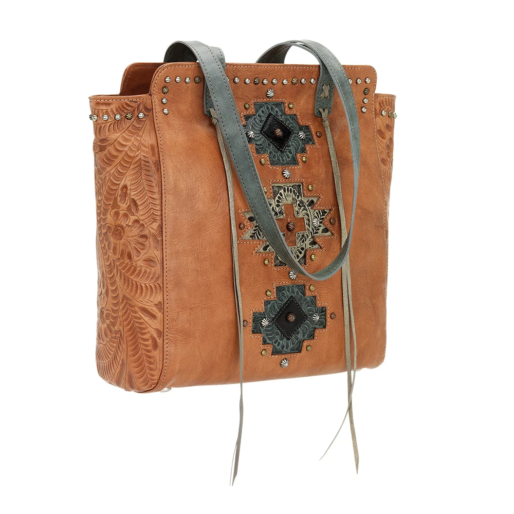 American West Navajo Soul Zip Top Tote - Image 4