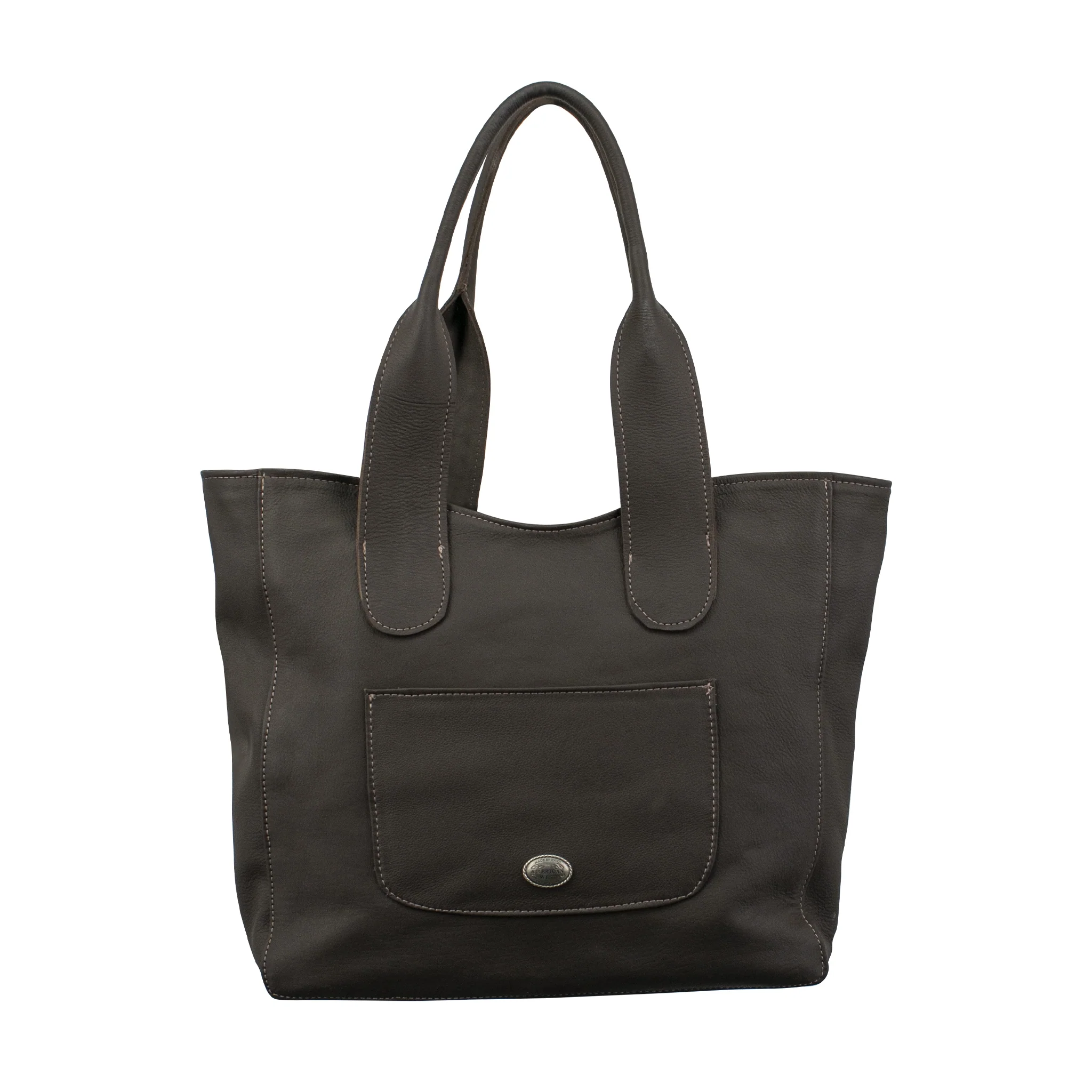 American West Pony Large Zip-Top Tote with Hair-On Hide - Image 2