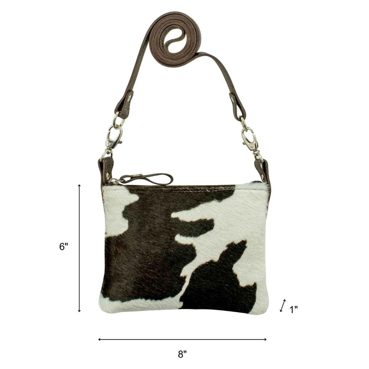 American West Pony Trail Rider Hip/Crossbody Bag with Hair-On Hide - Image 4