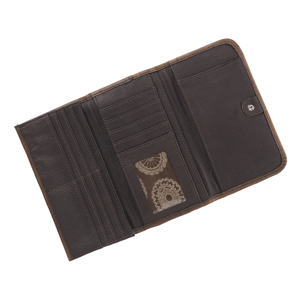 American West Sacred Bird Tri-Fold Wallet - Image 3