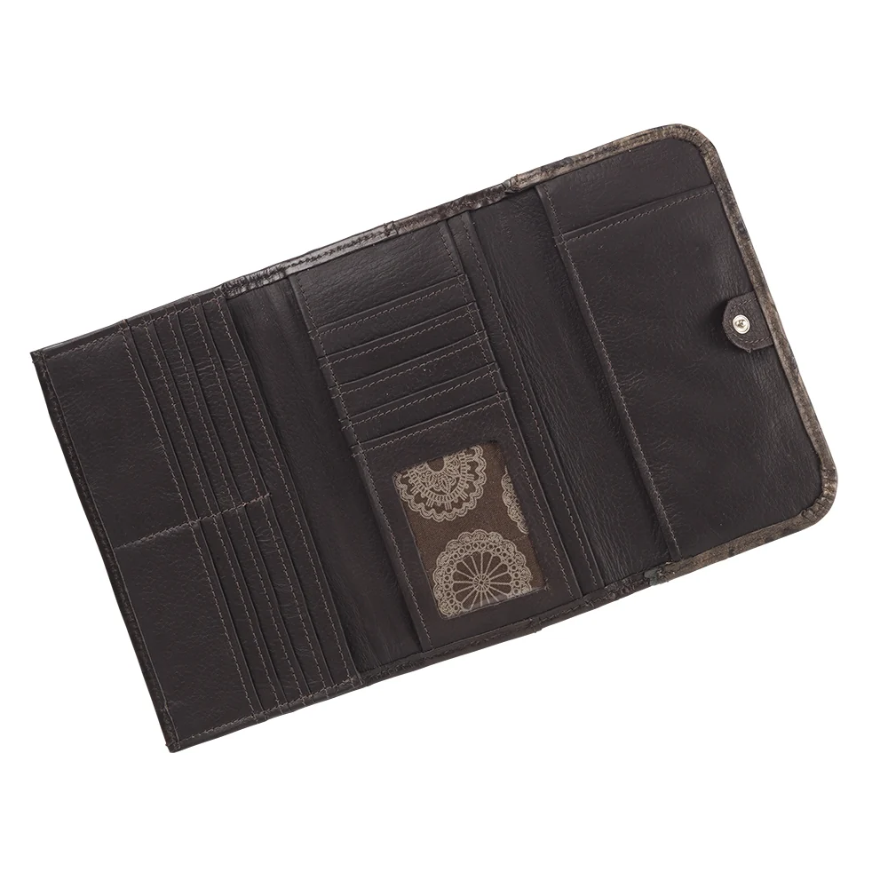 American West Saddle Ridge Ladies Tri-Fold Wallet - Image 10