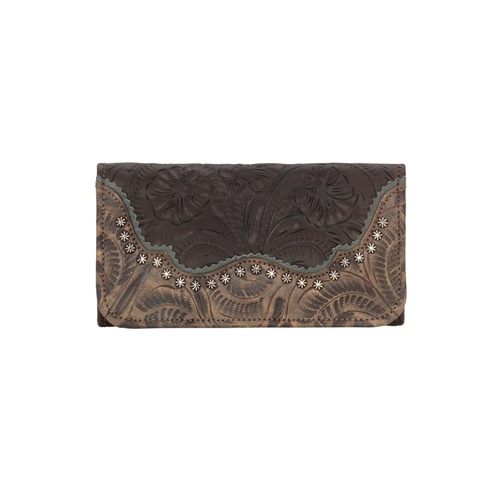 American West Saddle Ridge Ladies Tri-Fold Wallet - Image 2
