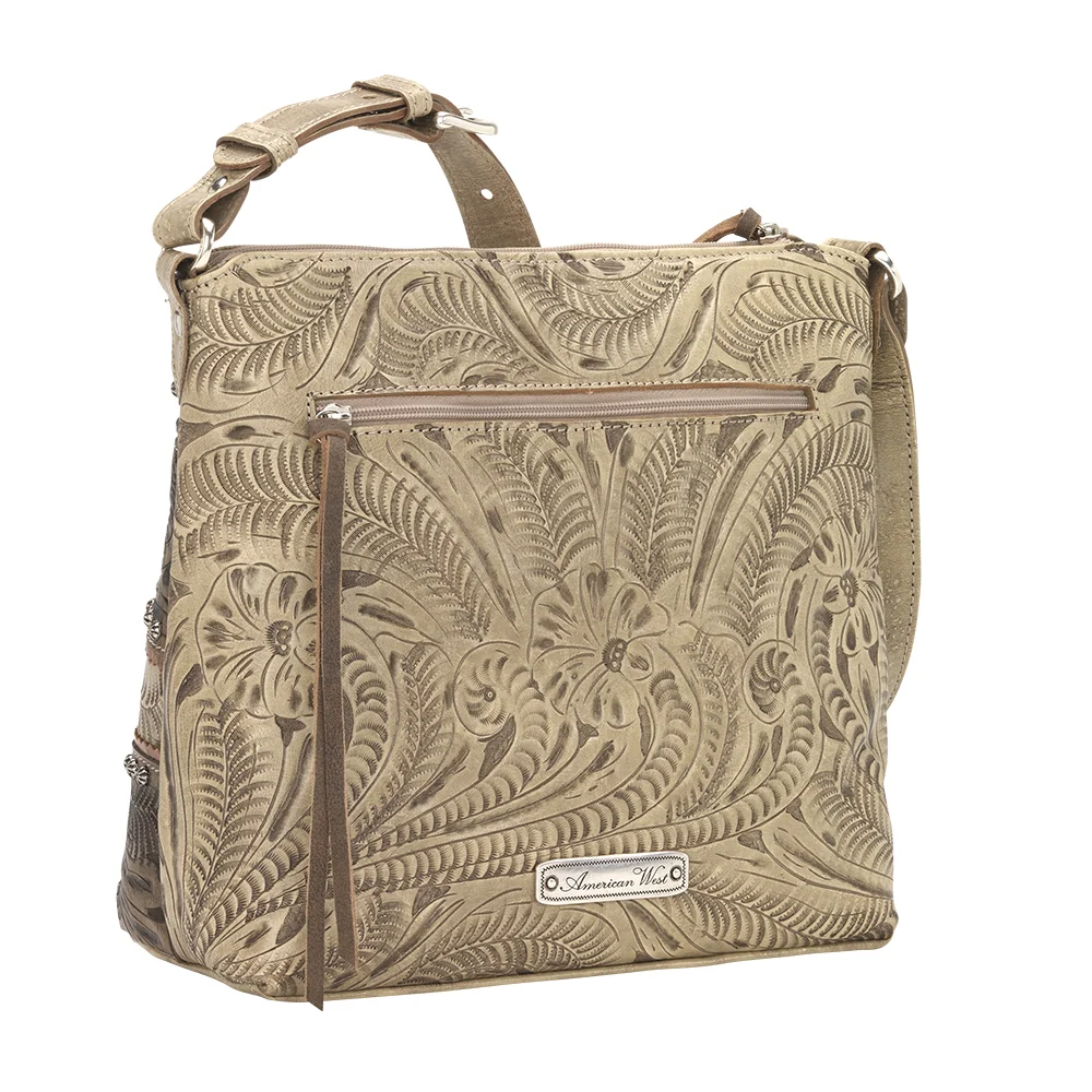 American West Saddle Ridge Zip Top Shoulder Bag - Image 14