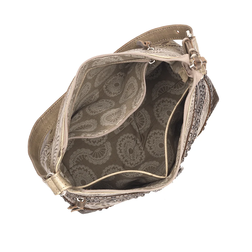 American West Saddle Ridge Zip Top Shoulder Bag - Image 6