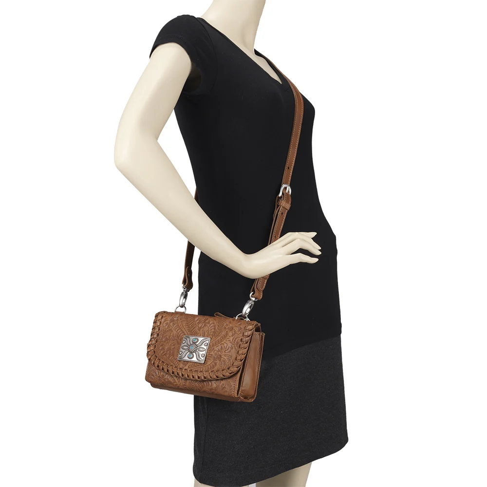 American West Texas Two Step Small Crossbody Bag/Wallet - Image 6