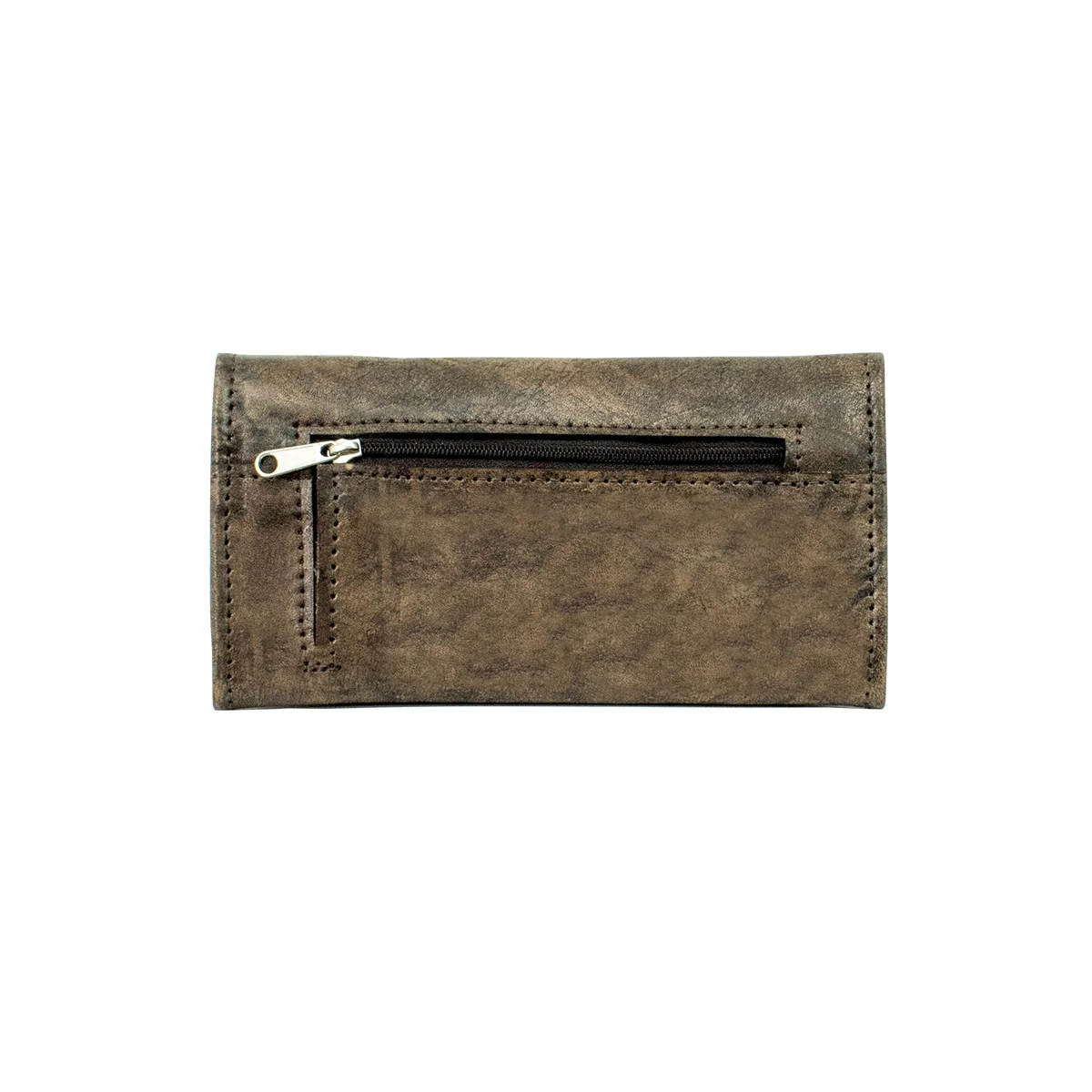 American West Tribal Weave Ladies Tri-Fold Wallet - Image 10