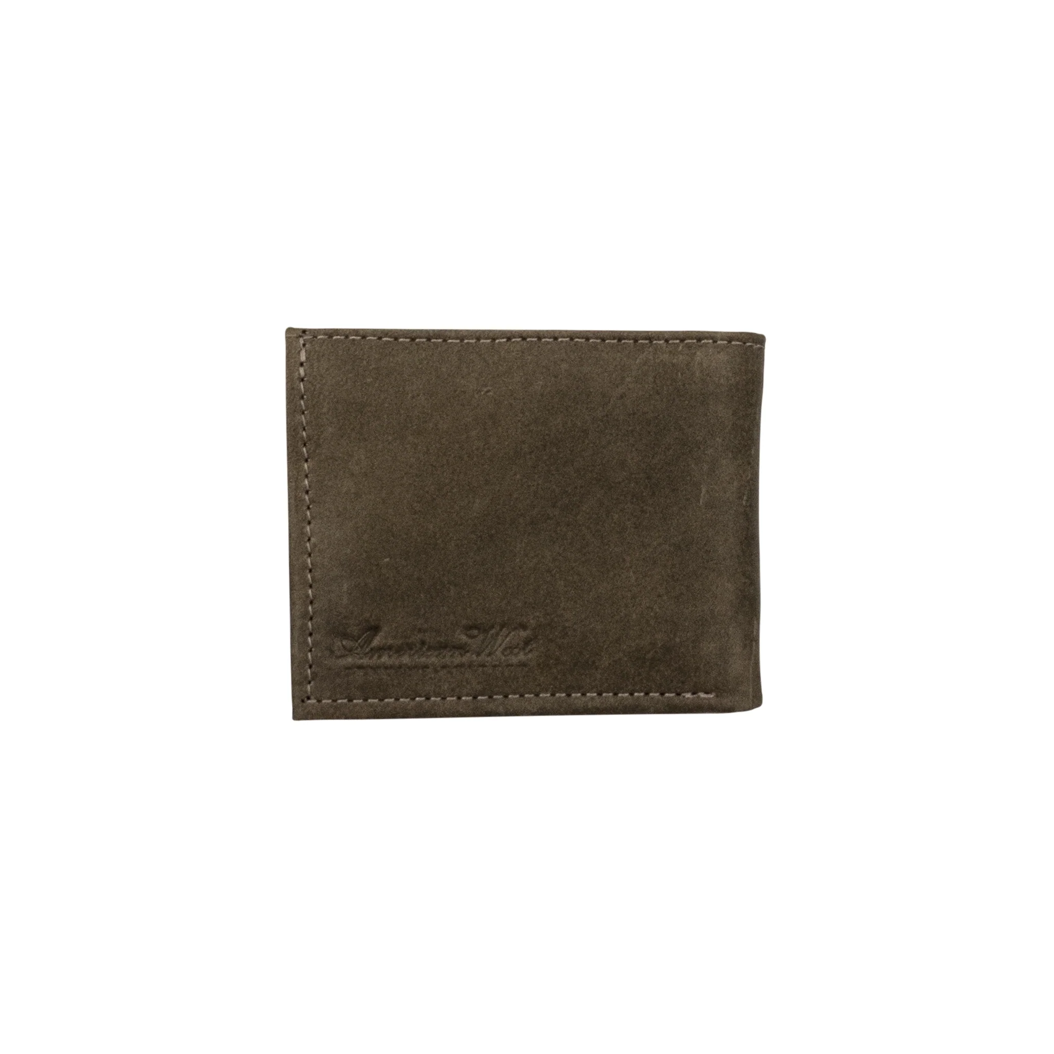American West Waxed Leather Mens Bi-Fold Wallet - Image 9
