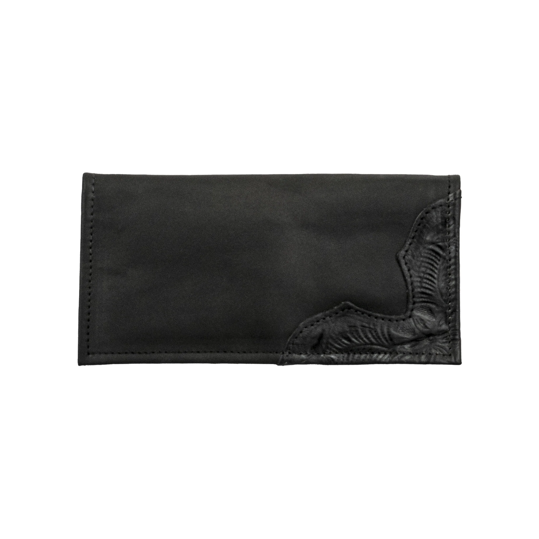 American West Waxed Leather Mens Rodeo Wallet - Image 2
